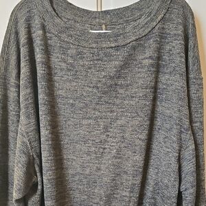 We The Free Oversized Women's Gray And Green Sweater